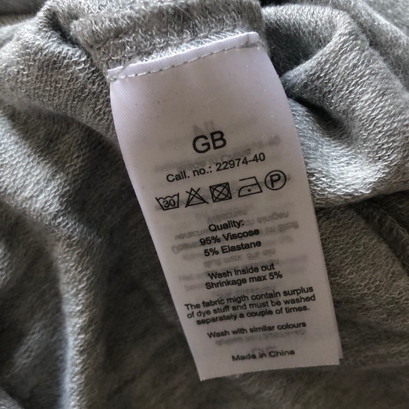 NWT Soyaconcept grey long sleeve tunic ruched - Picture 5 of 5